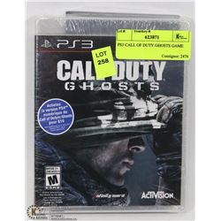 PS3 CALL OF DUTY GHOSTS GAME