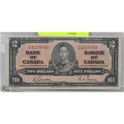 KING GEORGE $2.00 BILL