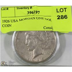 1926 USA MORGAN ONE DOLLAR COIN