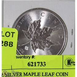 1OZ SILVER MAPLE LEAF $5.00  COIN