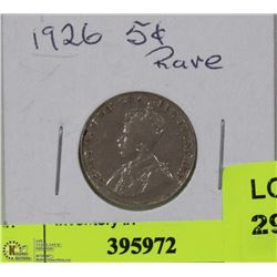 1926 FIVE CENT COIN