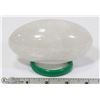 Image 1 : #2 NATURAL CLEAR QUARTZ CRYSTAL SPHERE EGG-SHAPE