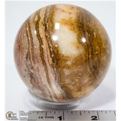 #5 NATURAL GREEN ONYX SPHERE BALL