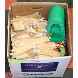 THOMAS THE TRAIN WOODEN TRACK SET WITH TRAIN