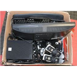 LARGE BOX OF COMPUTER ACCESSORIES INCL.