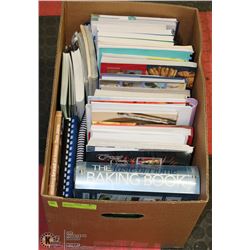 LARGE BOX OF COOKBOOKS INCL. CROCK POT