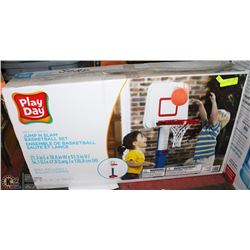 PLAY DAY JUMP-N-SLAM BASKET BALL SET