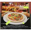 Image 1 : PADERNO PIZZA BAKING STONE WITH RACK,13INCH