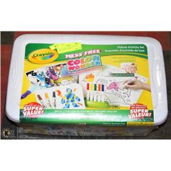 CRAYOLA DELUXE ACTIVITY SET ,MESS FREE COLOUR