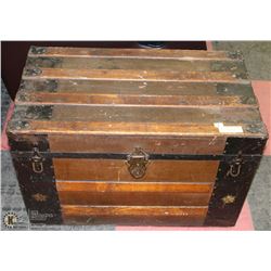ANTIQUE STEAMER TRUNK W/CORBIN CABINET
