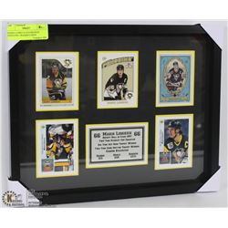 MARIO LEMIEUX PITTSBURGH PENGUINS  FRAMED CARDS
