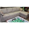 Image 1 : NEW GRAY FABRIC SECTIONAL WITH ACCENT CUSHIONS
