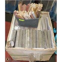 PALLET OF MARBLE  PENCIL TRIMS