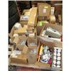 Image 1 : PALLET OF NEW ELECTICAL,PLUMBING INCL NEW BRASS