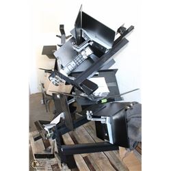 SET OF 10 DESK MOUNT MONITOR STATIONS