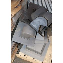 9 ROOF VENTILATORS – VARIOUS STYLES