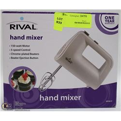 RIVAL HAND MIXER