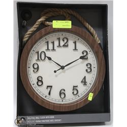 NAUTICAL WALL CLOCK WITH HOOK