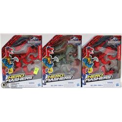 THREE NEW HERO MASHERS KIDS TOYS