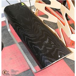 DESIGNER BLACK OAK BENCH 47"X16"