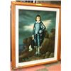 Image 1 : SIGNED J. THOMAS BLUEBOY PAINTING FRAMED