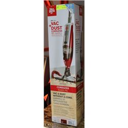 DIRT DEVIL DRY VAC AND DUST CORDLESS SWEEPER