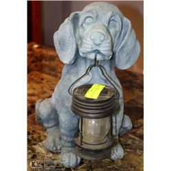 PUPPY GARDEN STATUE/LAMP