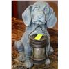 Image 1 : PUPPY GARDEN STATUE/LAMP