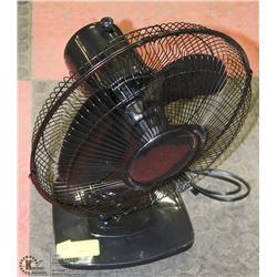 BLACK TABLE FAN