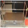 Image 1 : KITCHEN METAL SHELF ON WHEELS
