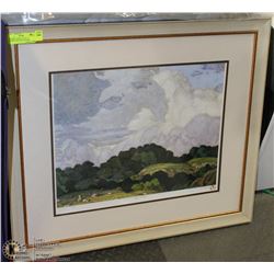 SUMMER LANDSCAPE BY A.J. CASSON, WITH COA, FRAMED