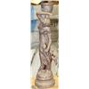 Image 1 : FLOOR STANDING CANDLE HOLDER STATUE