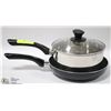 Image 1 : NEW ST STEEL POT WITH LID SOLD WITH FRYING PAN