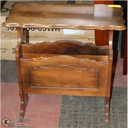 SOLID WOOD MAGAZINE STAND