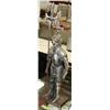 Image 1 : VINTAGE CAST IRON KNIGHT STATUE 32” HIGH