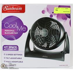 SUNBEAM FAN ON CHOICE: BLACK