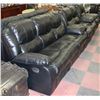 Image 1 : ESTATE BLACK LEATHERETTE 3-PC FURNITURE