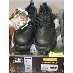 WORKLOAD SIZE 5W STEEL TOE WORK SHOES