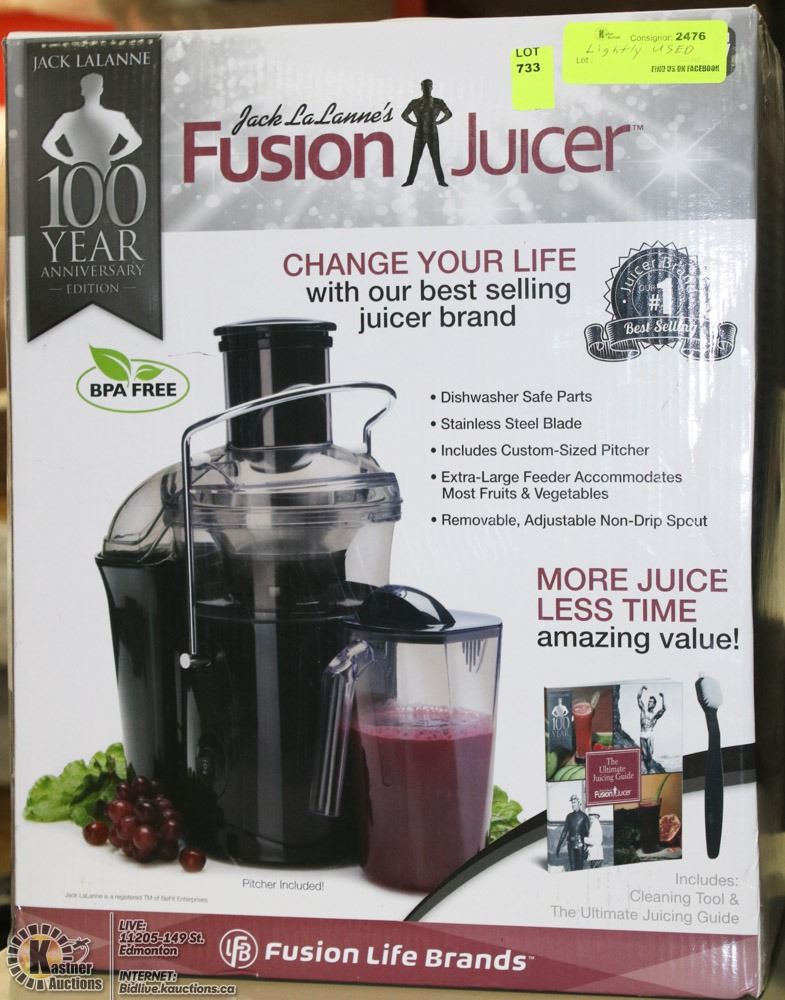 JACK LALANNE FUSION JUICER WITH BOX