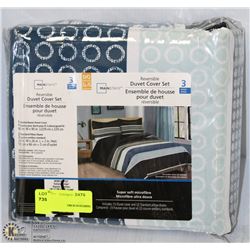 MAINSTAYS DBL/QUEEN REVERSIBLE DUVET COVER