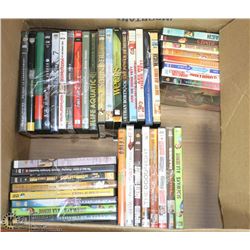 BOX OF 50 ASSORTED DVD'S AND MOVIES