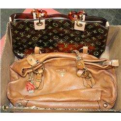 FLAT OF PRADA AND LUIS VUITTON PURSES REPLICAS