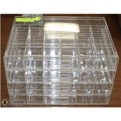 PLASTIC 4 LEVEL JEWELLERY BOX
