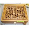 Image 1 : VINTAGE SNAKES AND LADDERS WOODEN GAME