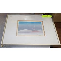 DRIFTING SNOW SERIGRAPH BY PETER MARKGRAF