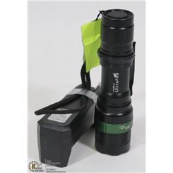 5000 LUMEN TACTICAL LED FLASHLIGHT WITH LI-ION