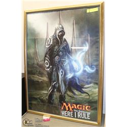 FRAMED MAGIC THE GATHERING POSTER