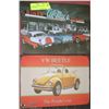 Image 1 : 2 TIN SIGNS INCL VW BEETLE AND AL MACS DINER