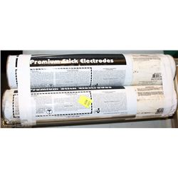 LOT OF TWO 10LB HOBART HOBALLOY 8018 WELDING ROD