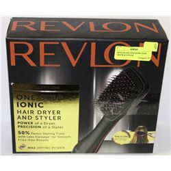 REVLON ONE STEP IONIC HAIR DRYER & STYLER
